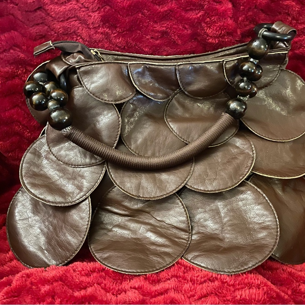 Elegant Brown Leather Women's Bag